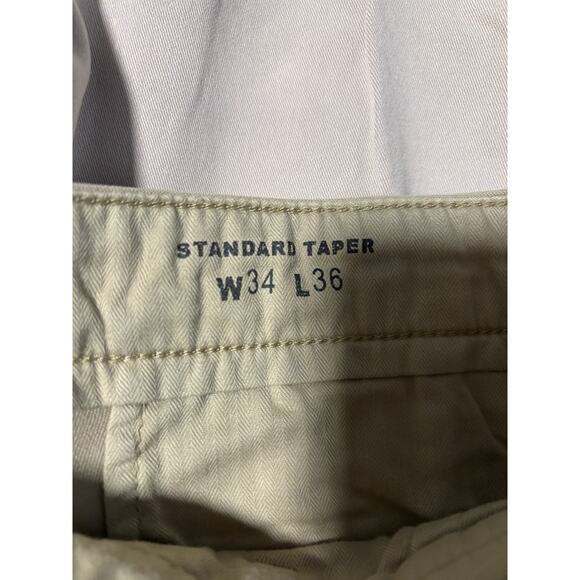 NWT Levi's Chino Khaki beige tan Standard Taper Pants size 34 x 36 mens - Picture 3 of 3